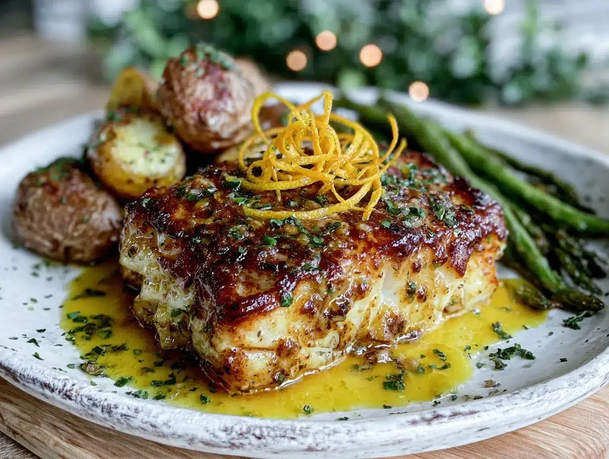 lemon garlic butter cod preparation steps