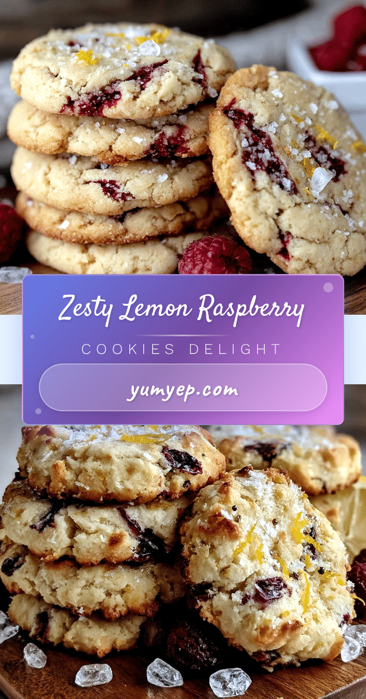lemon raspberry cookies recipe