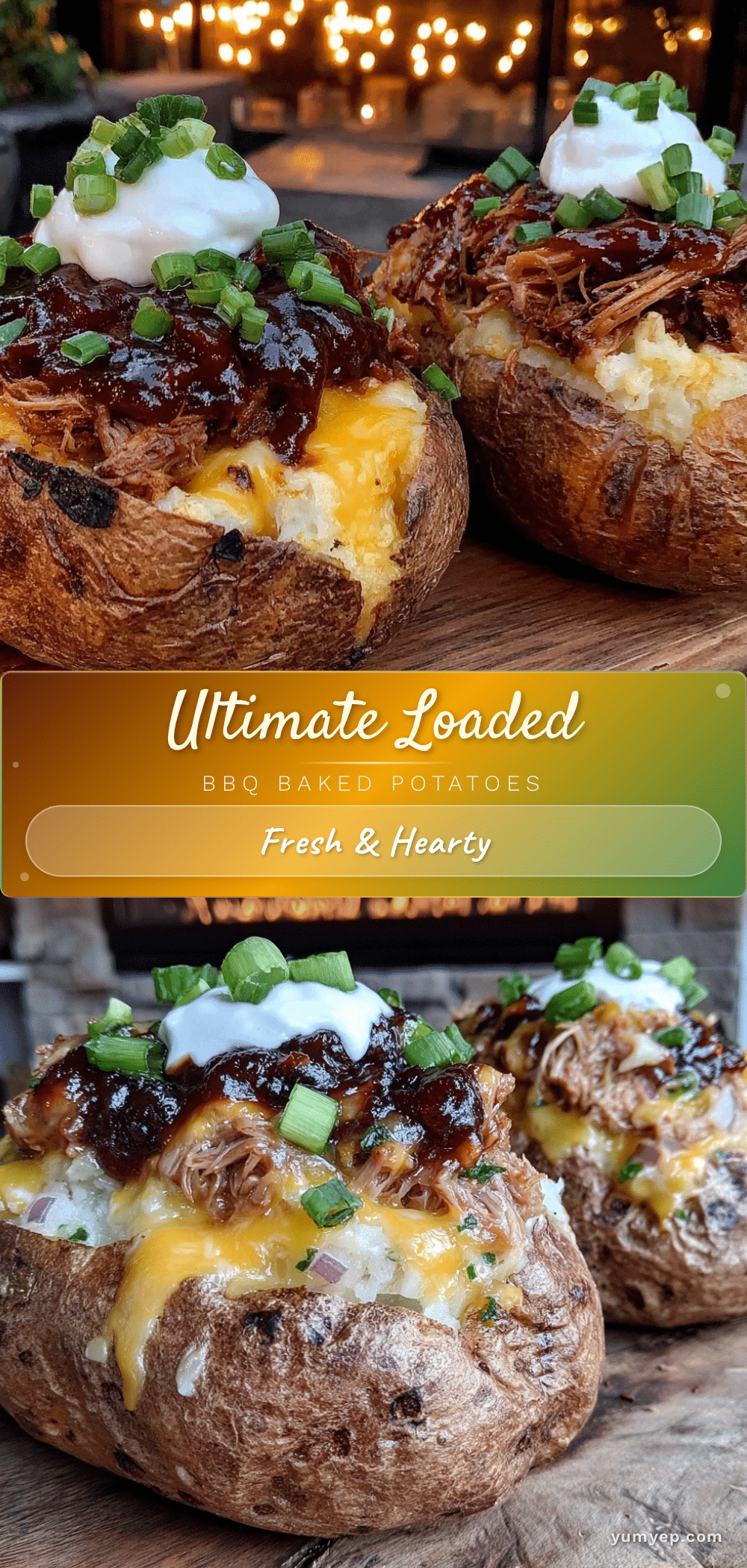 loaded bbq baked potatoes recipe