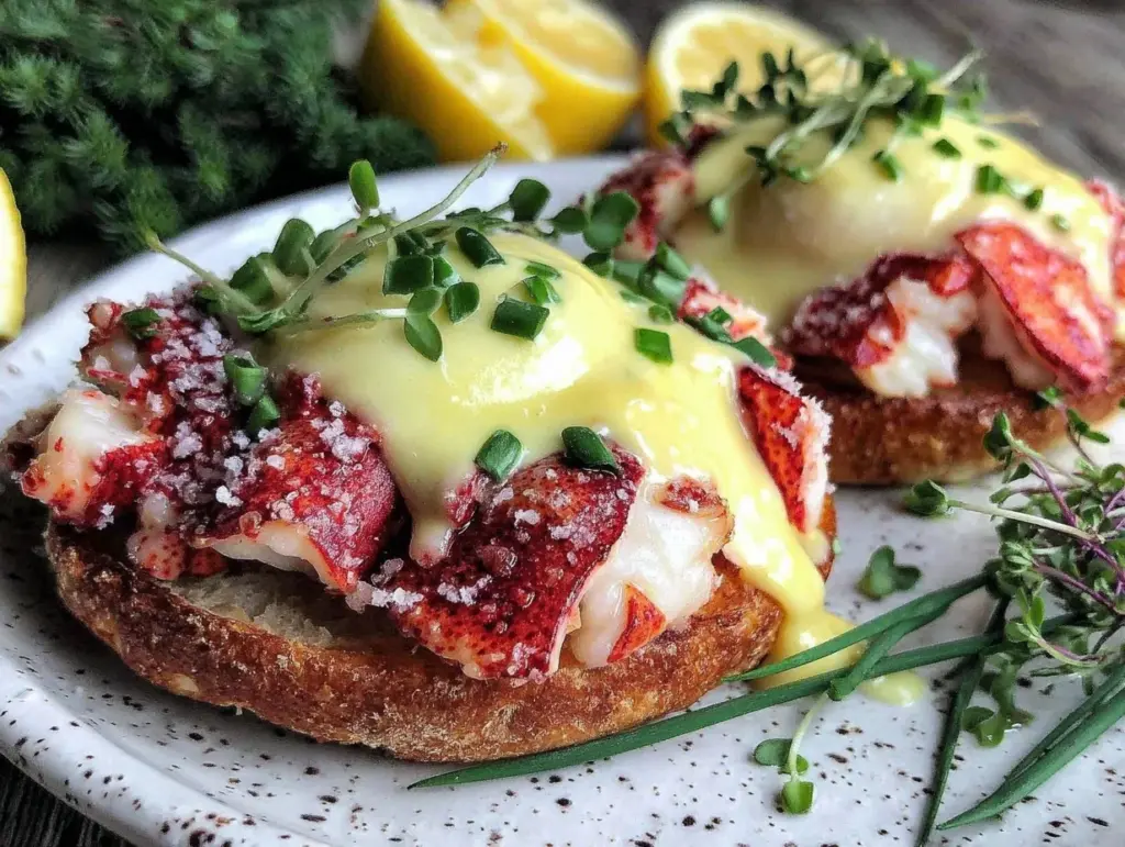 lobster eggs benedict recipe - featured image
