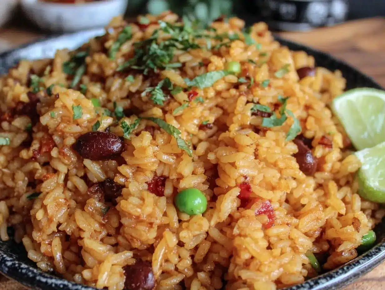 mexican rice and beans recipe preparation steps