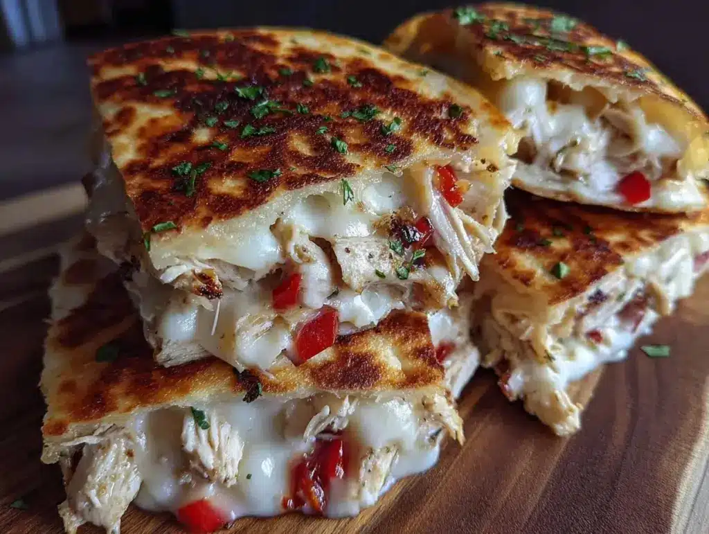 mini chicken quesadilla bites - featured image