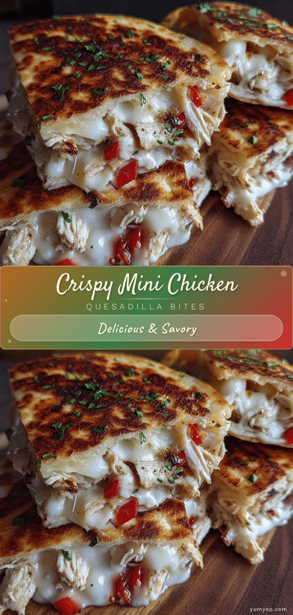 mini chicken quesadilla bites recipe