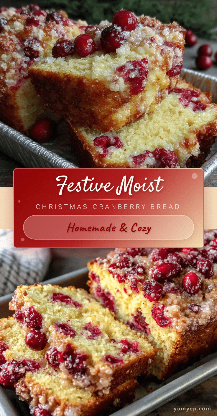 moist christmas cranberry bread recipe