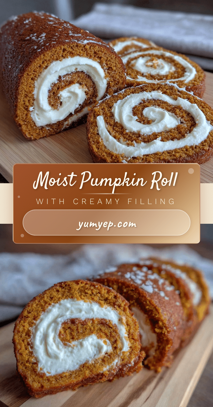 moist homemade pumpkin roll with cream cheese filling recipe