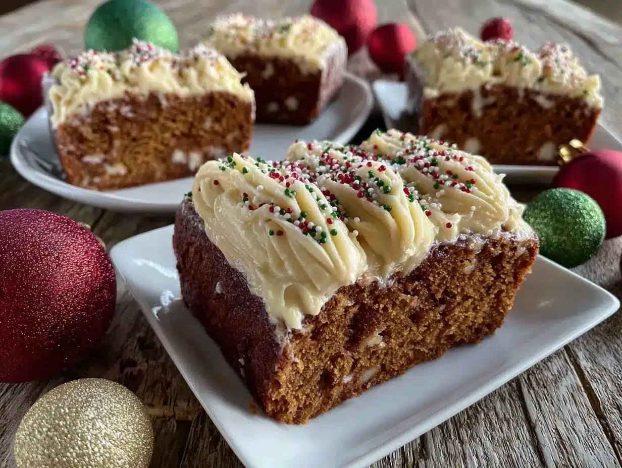 moist mini gingerbread loaves preparation steps