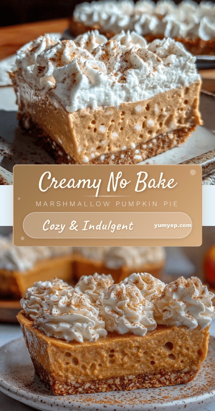 no bake marshmallow pumpkin pie recipe