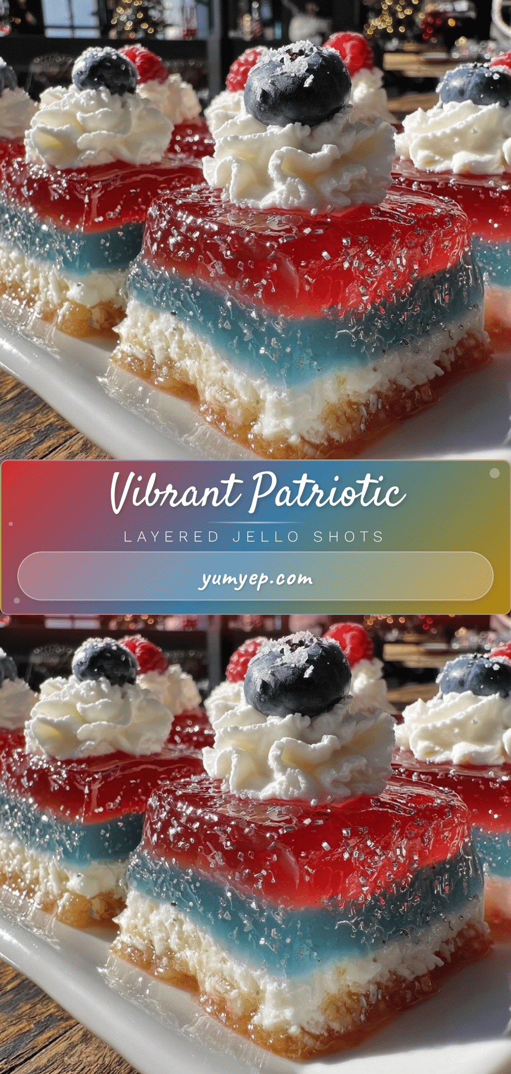 patriotic layered jello shots recipe