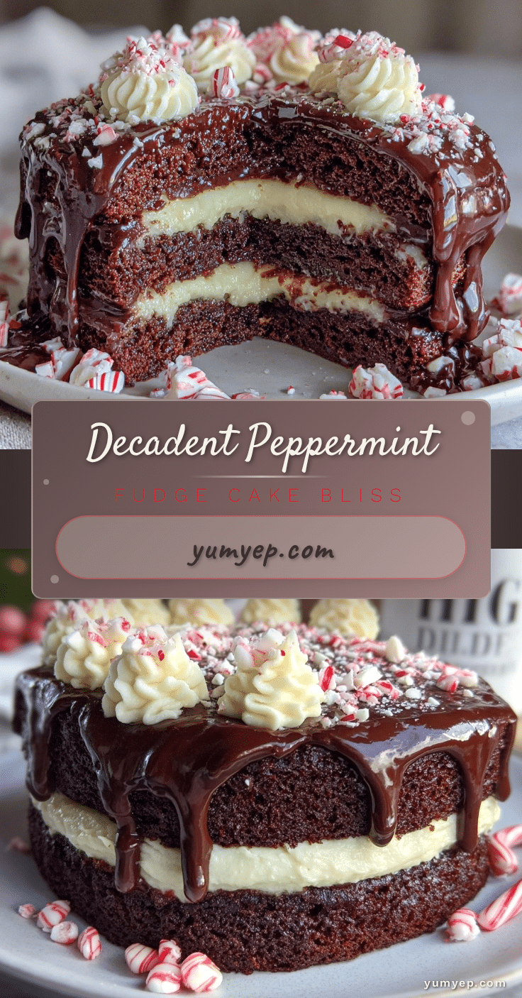peppermint fudge cake recipe