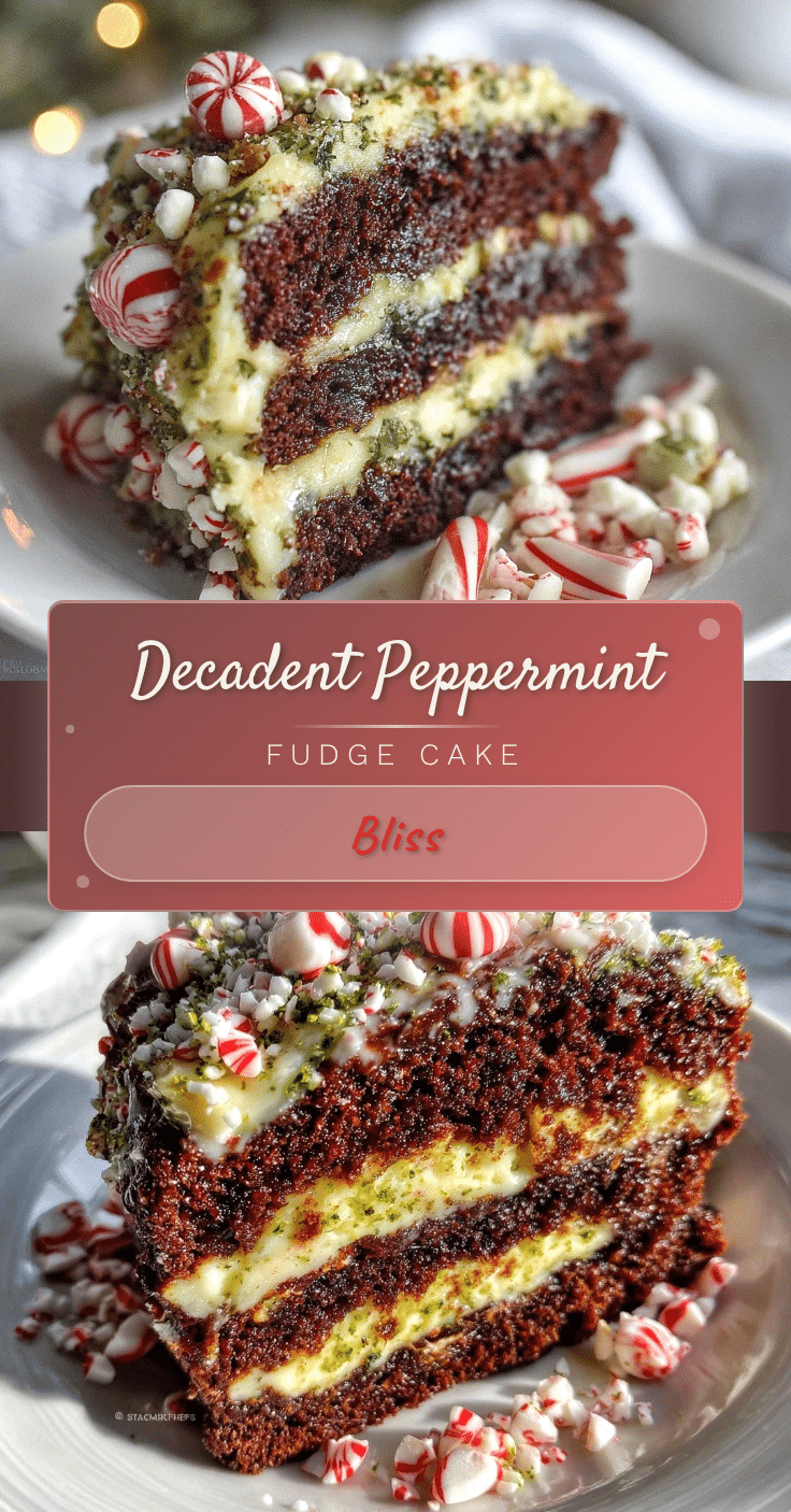 peppermint fudge cake recipe