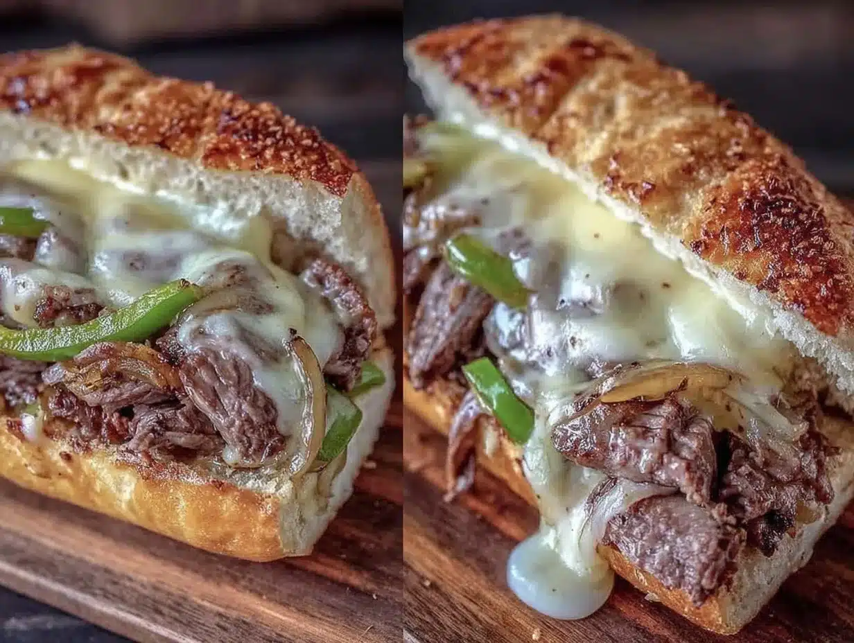 Philly cheesesteak recipe preparation steps