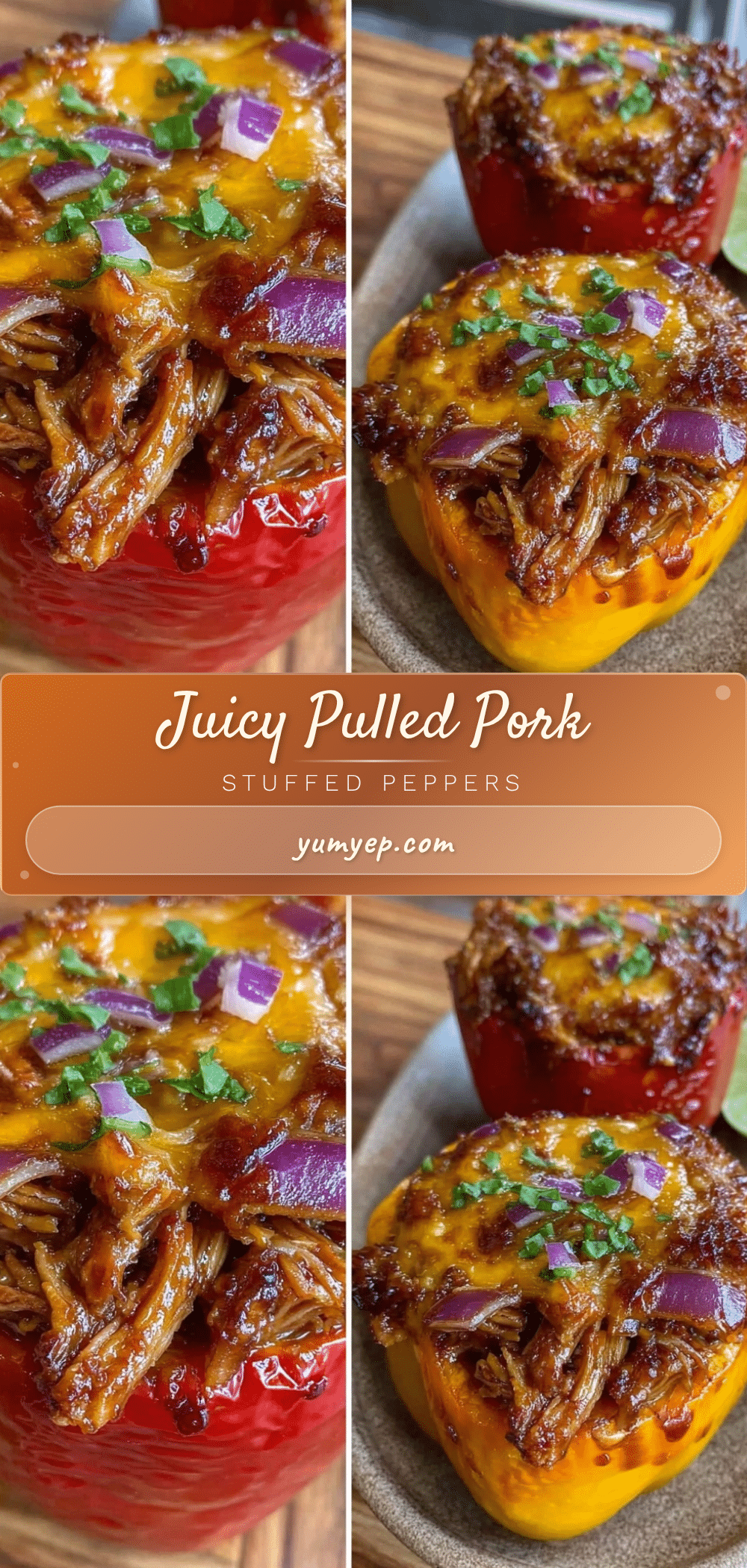 pulled pork stuffed peppers recipe