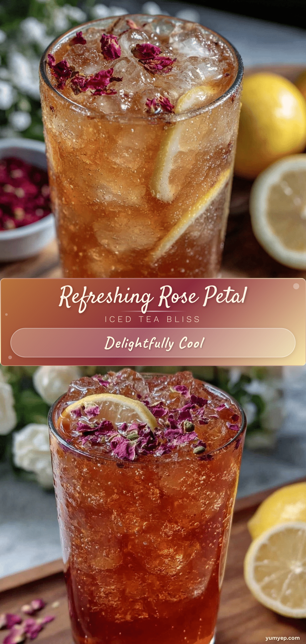 rose petal iced tea recipe