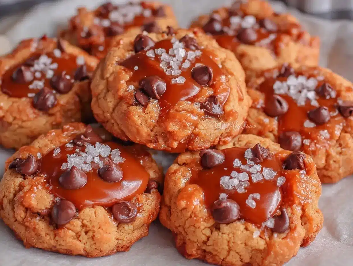 salted caramel cookie recipe preparation steps