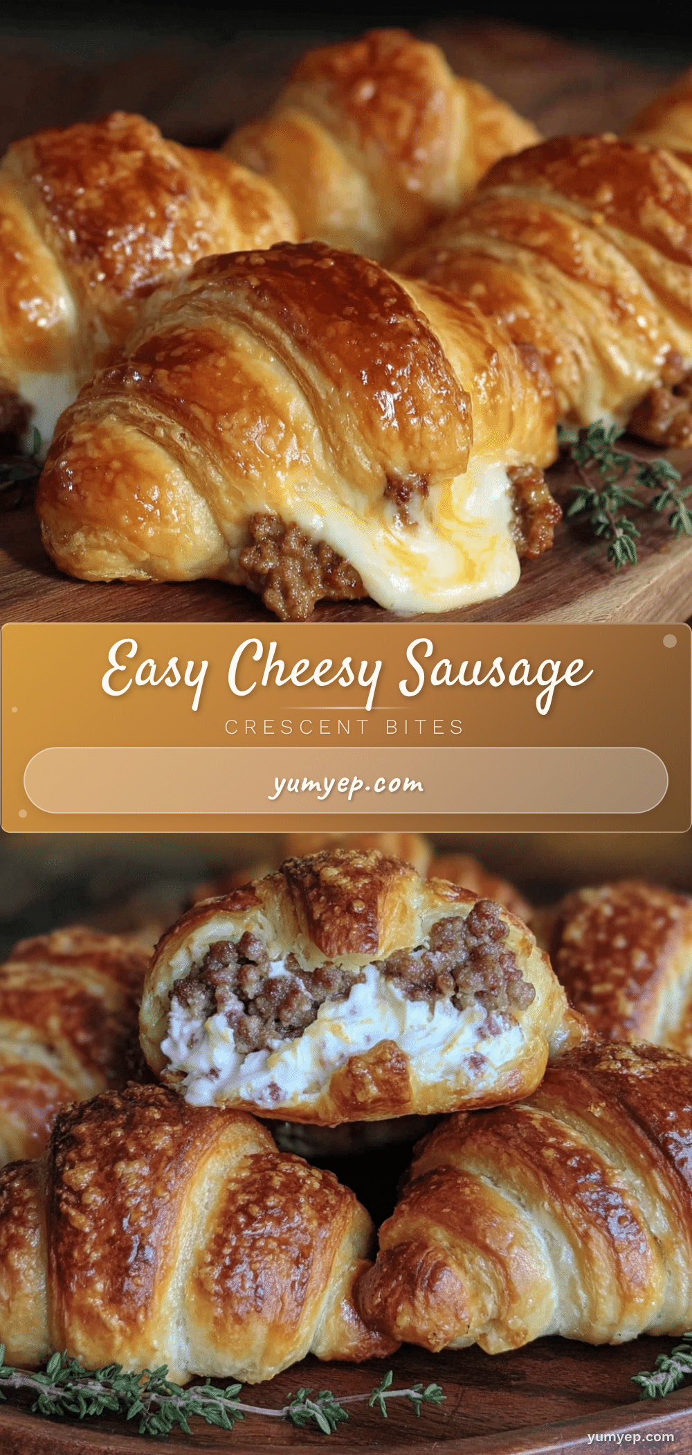 sausage cream cheese crescents recipe