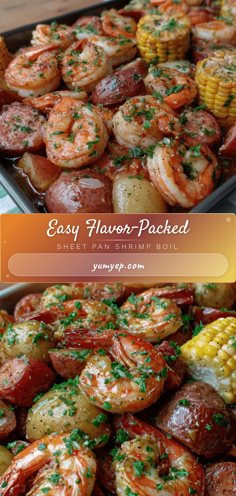 sheet pan shrimp boil recipe