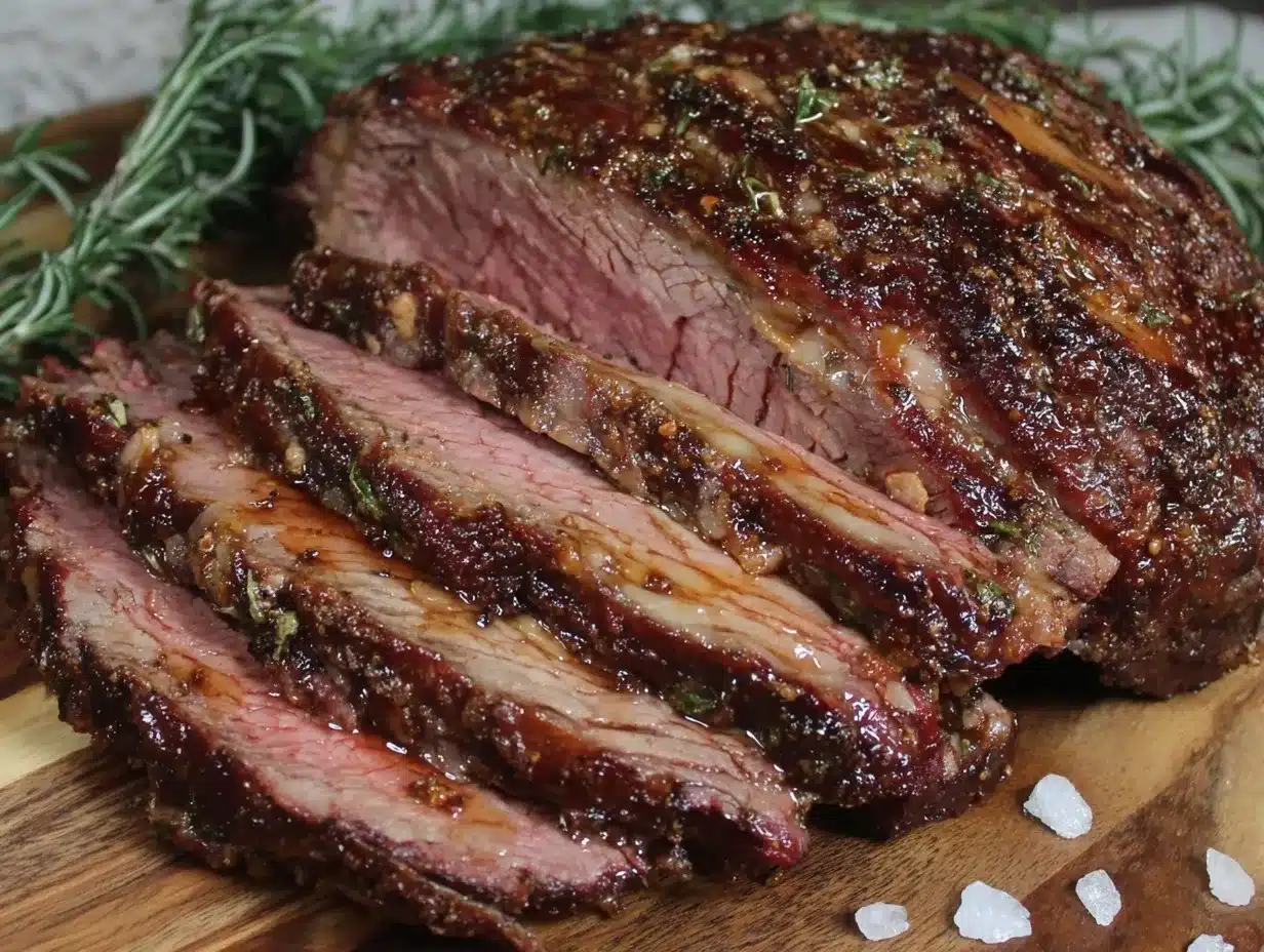 smoked tri-tip roast preparation steps