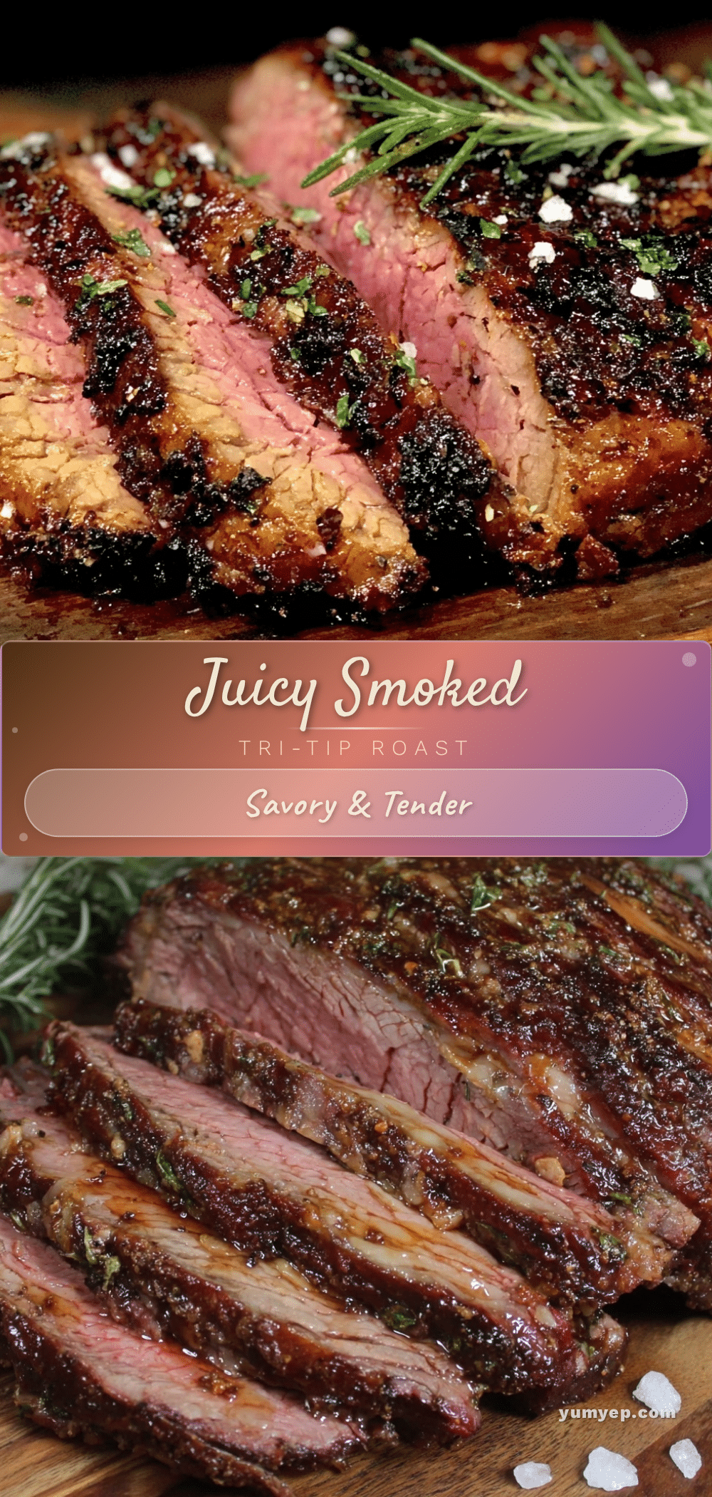 smoked tri-tip roast recipe