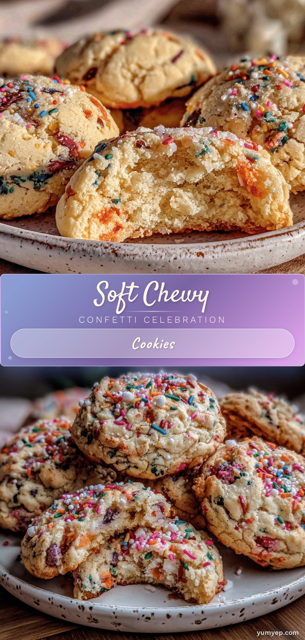 soft chewy confetti celebration cookies recipe