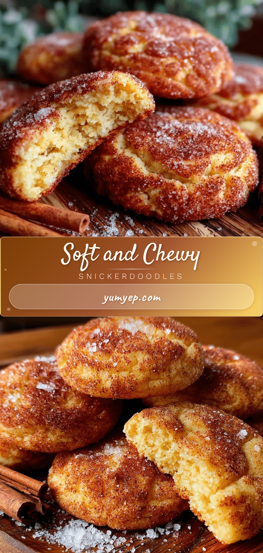 soft chewy snickerdoodles recipe
