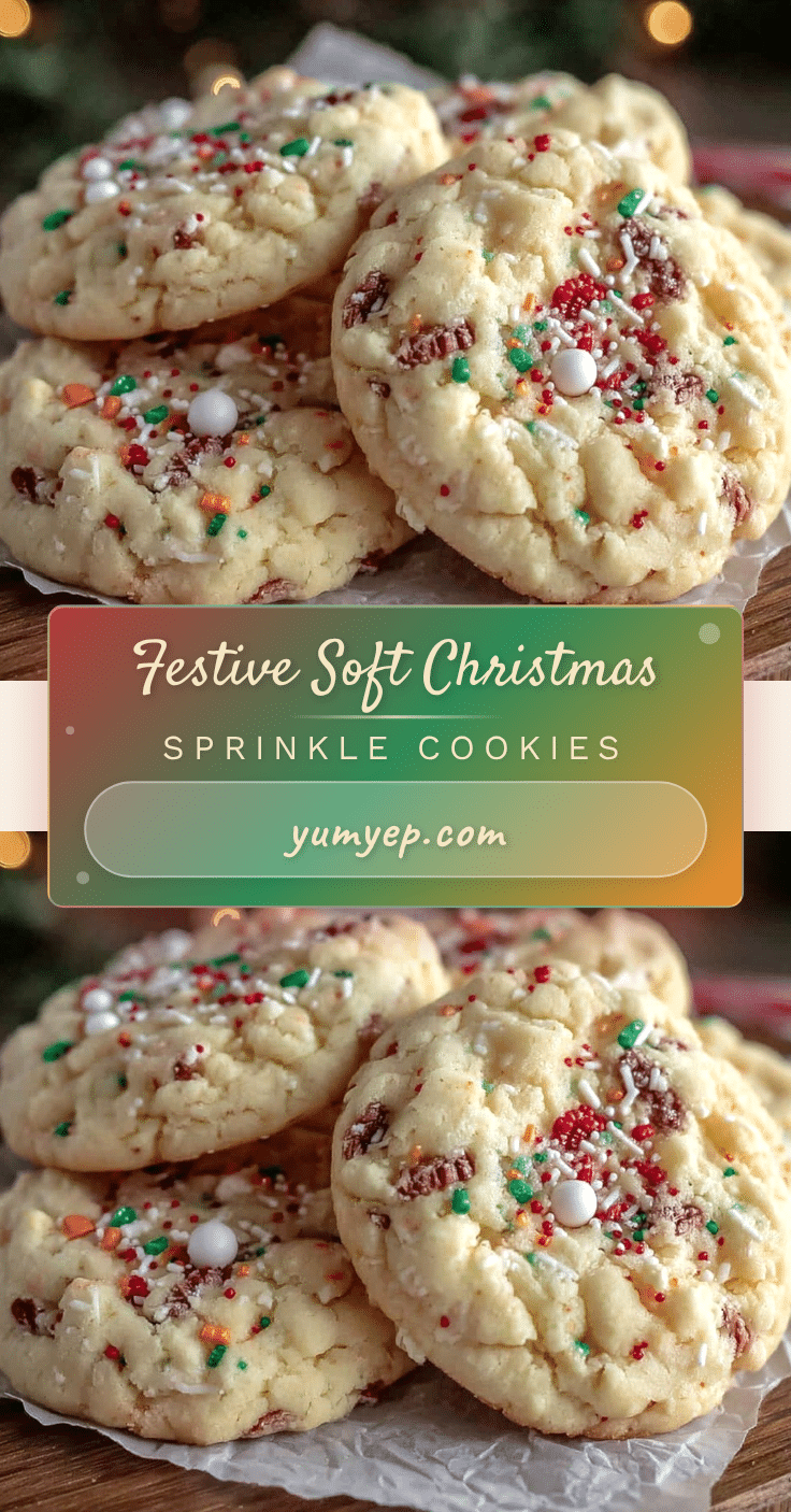 soft christmas sprinkle cookies recipe