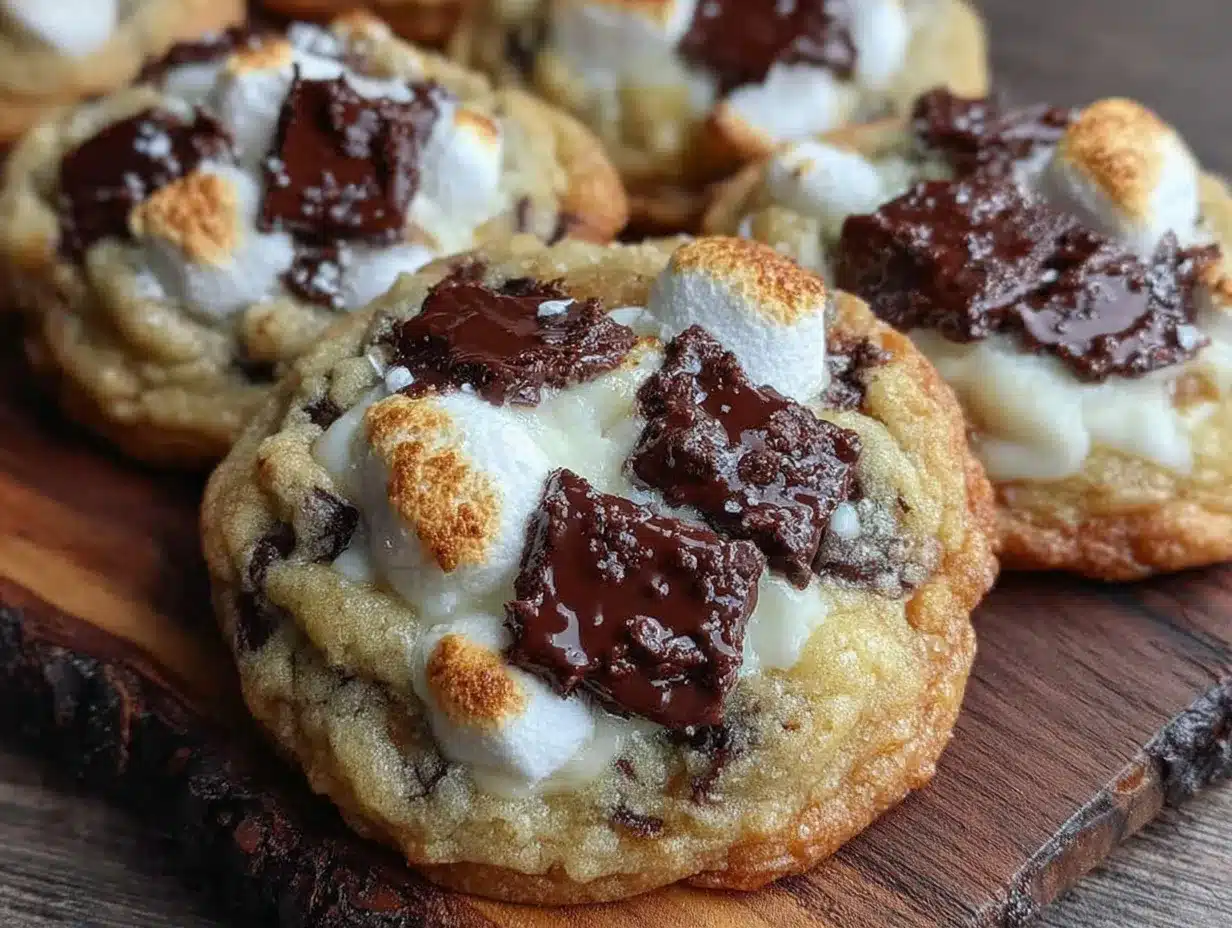Soft Marshmallow Chocolate Chip Cookies preparation steps