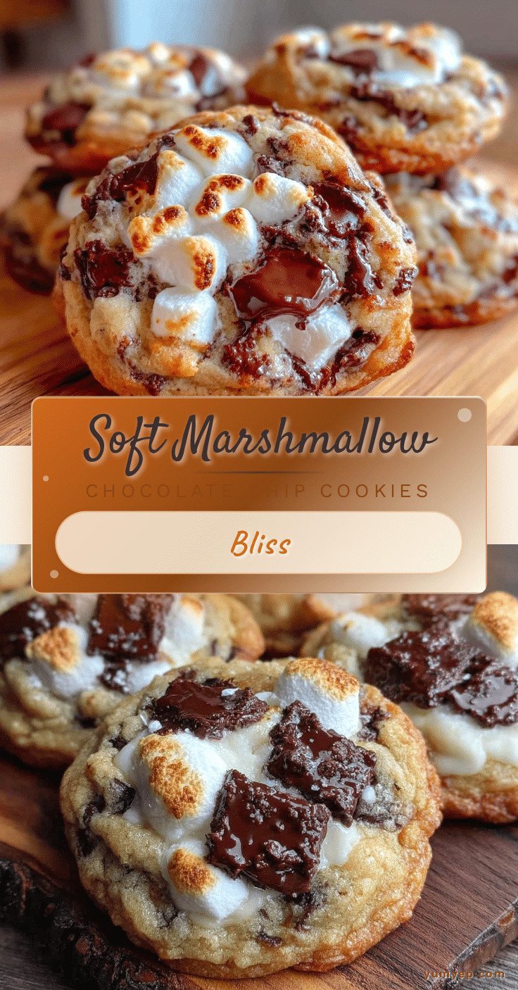 Soft Marshmallow Chocolate Chip Cookies recipe