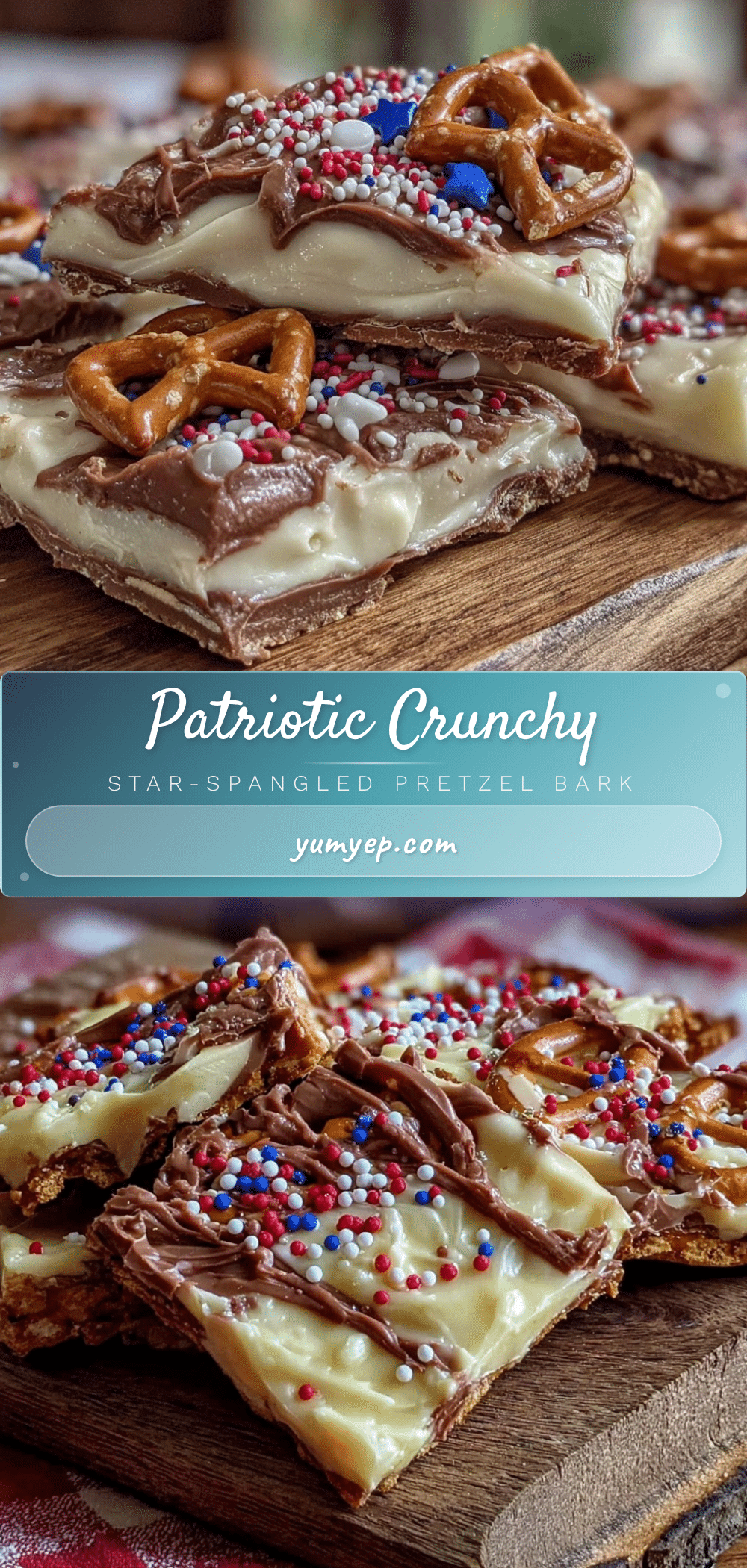 star-spangled pretzel bark recipe