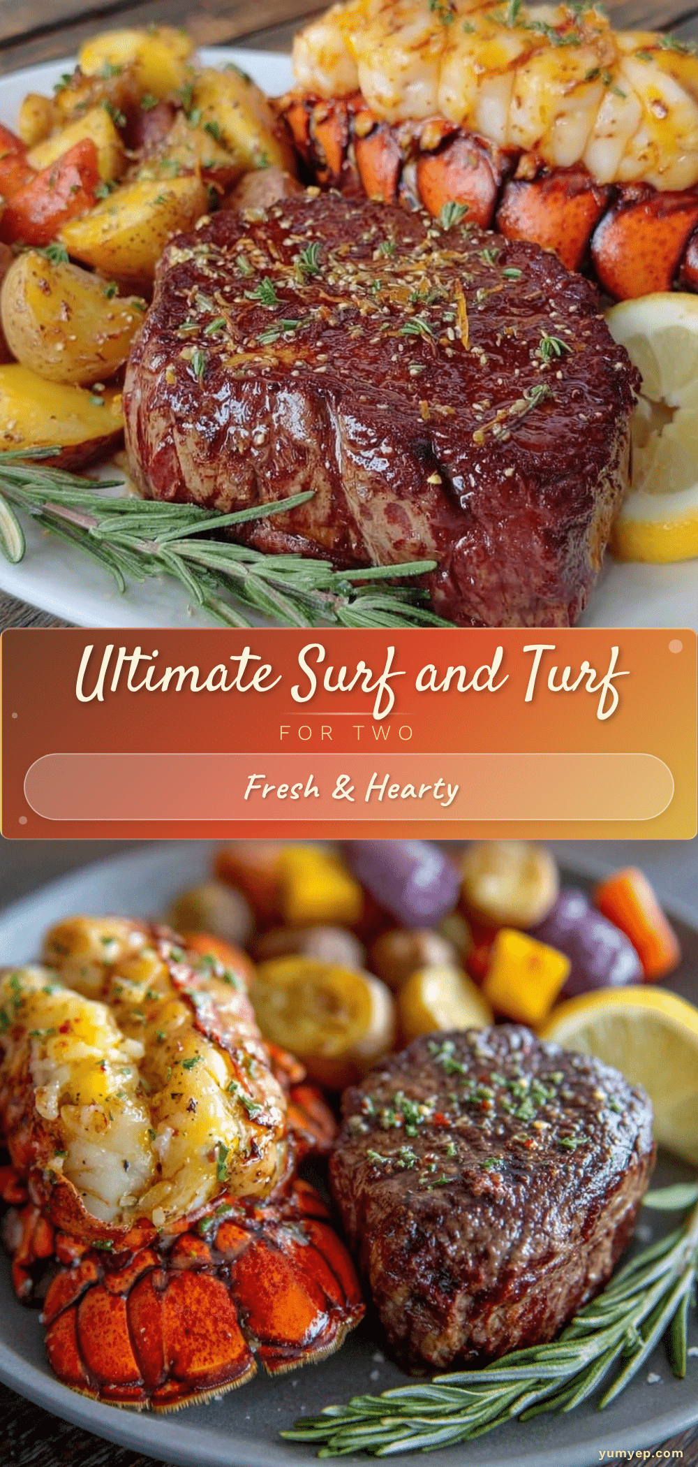 surf and turf garlic butter lobster recipe