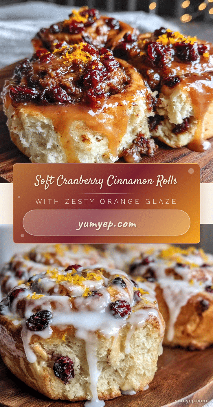 tender cranberry cinnamon rolls recipe