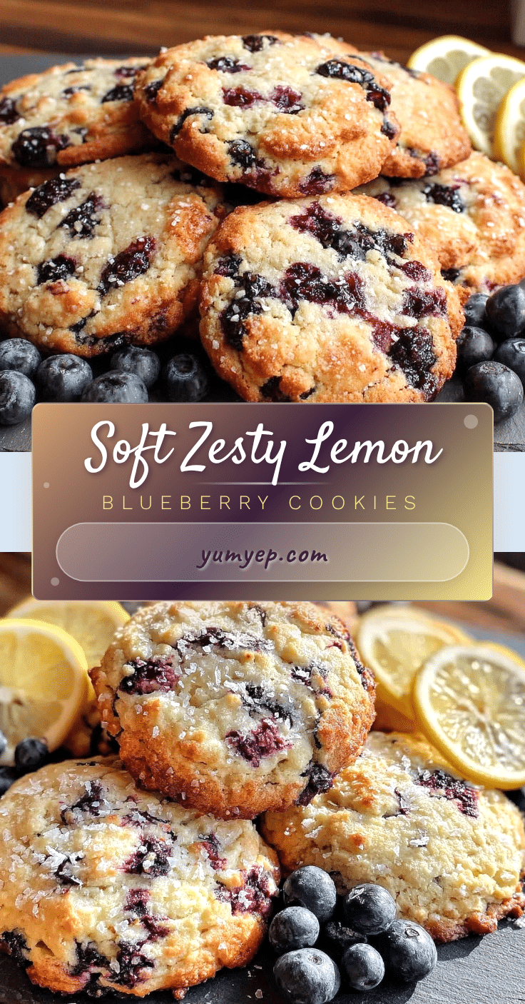 tender lemon blueberry cookies recipe