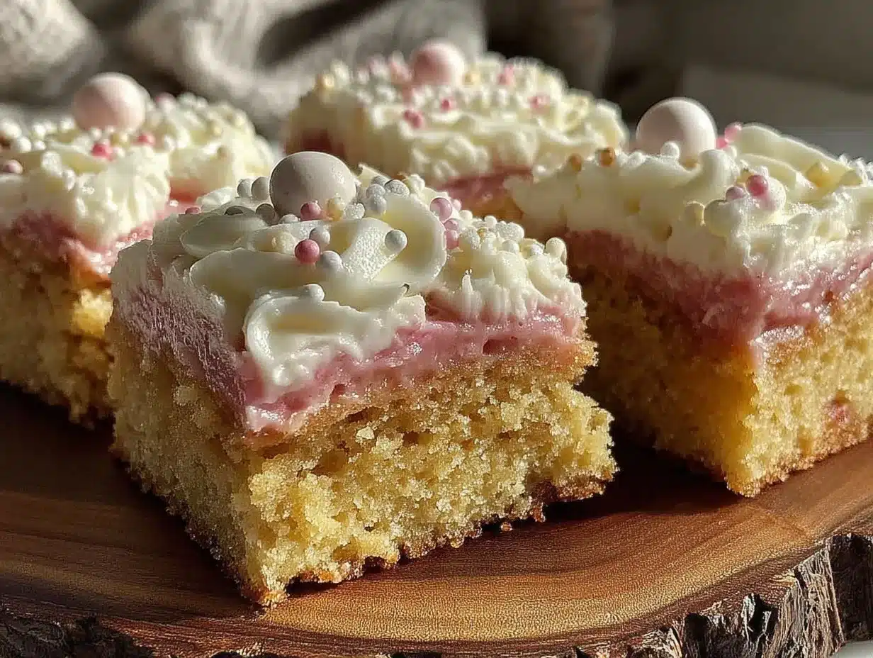 Tender Neapolitan Sugar Cookie Bars preparation steps