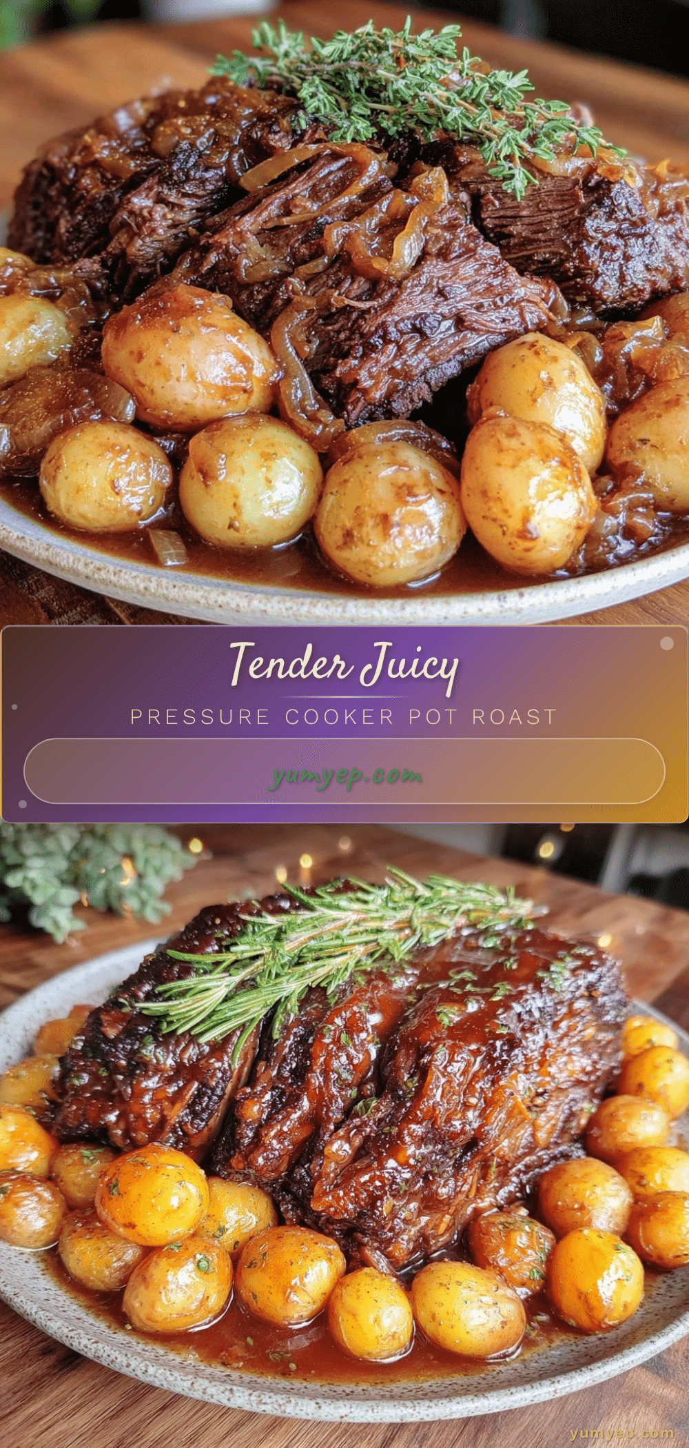 tender pressure cooker pot roast recipe