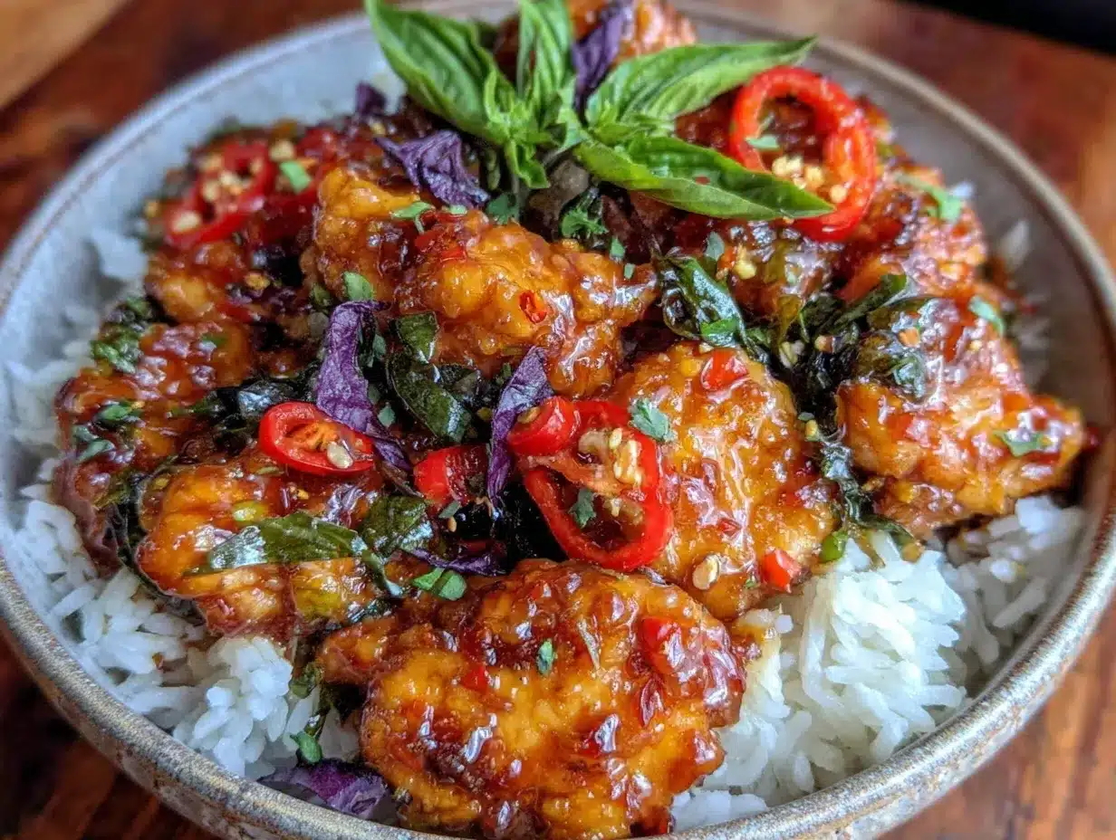 thai basil chicken recipe preparation steps