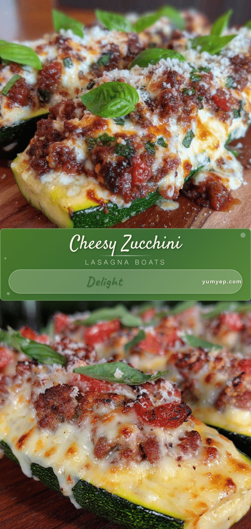 zucchini lasagna boats recipe