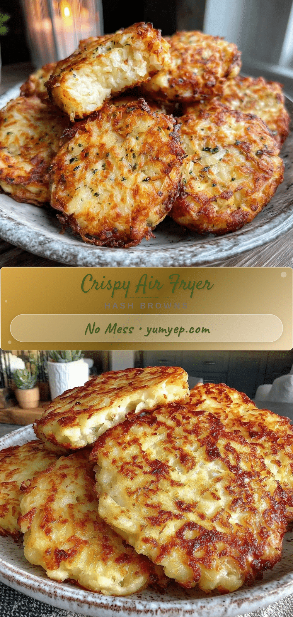 air fryer hash browns recipe
