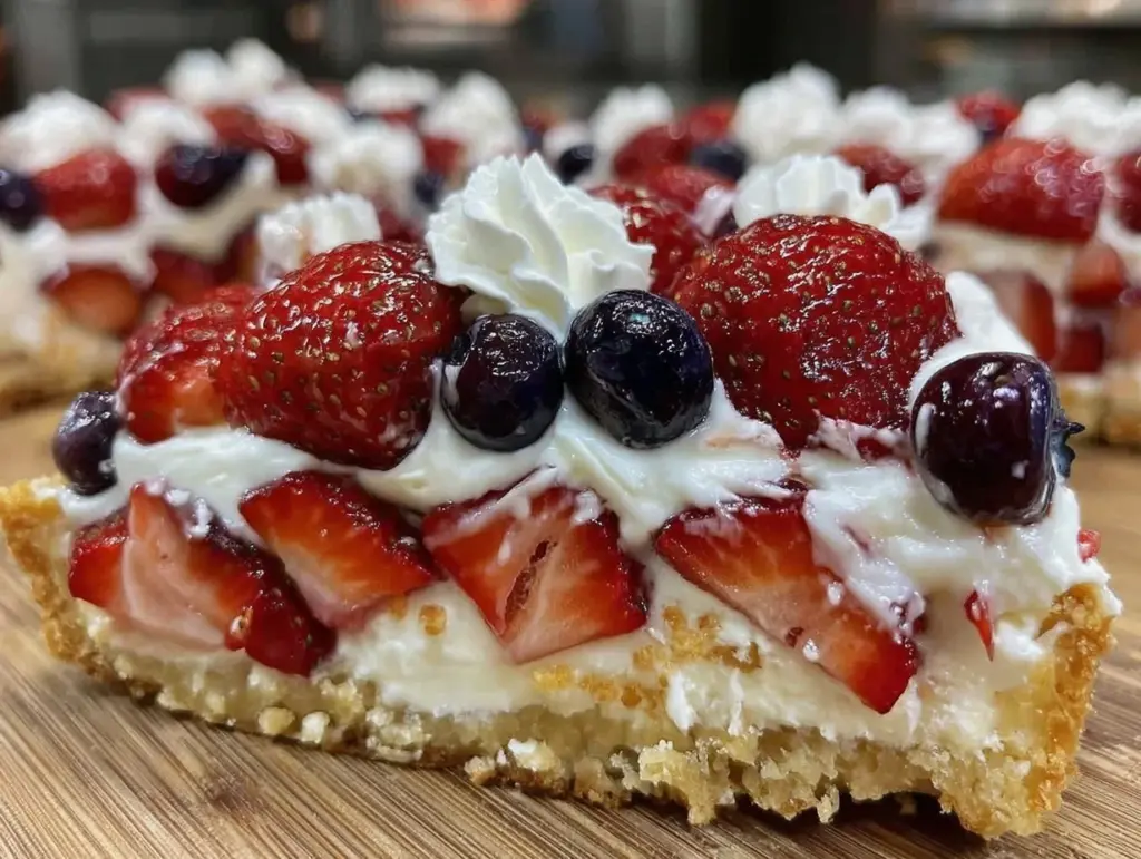 american flag fruit pizza - featured image