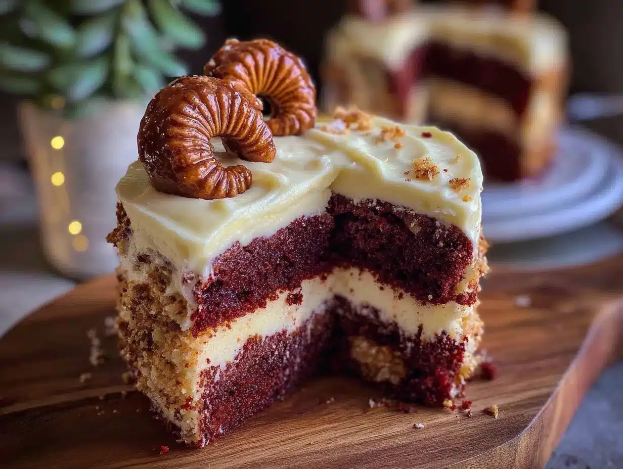 Aries red velvet birthday cake preparation steps