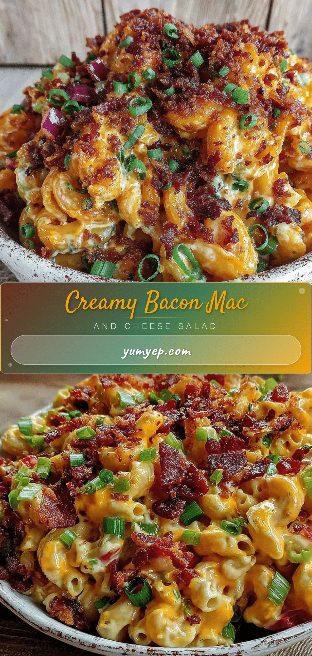 bacon mac and cheese salad recipe