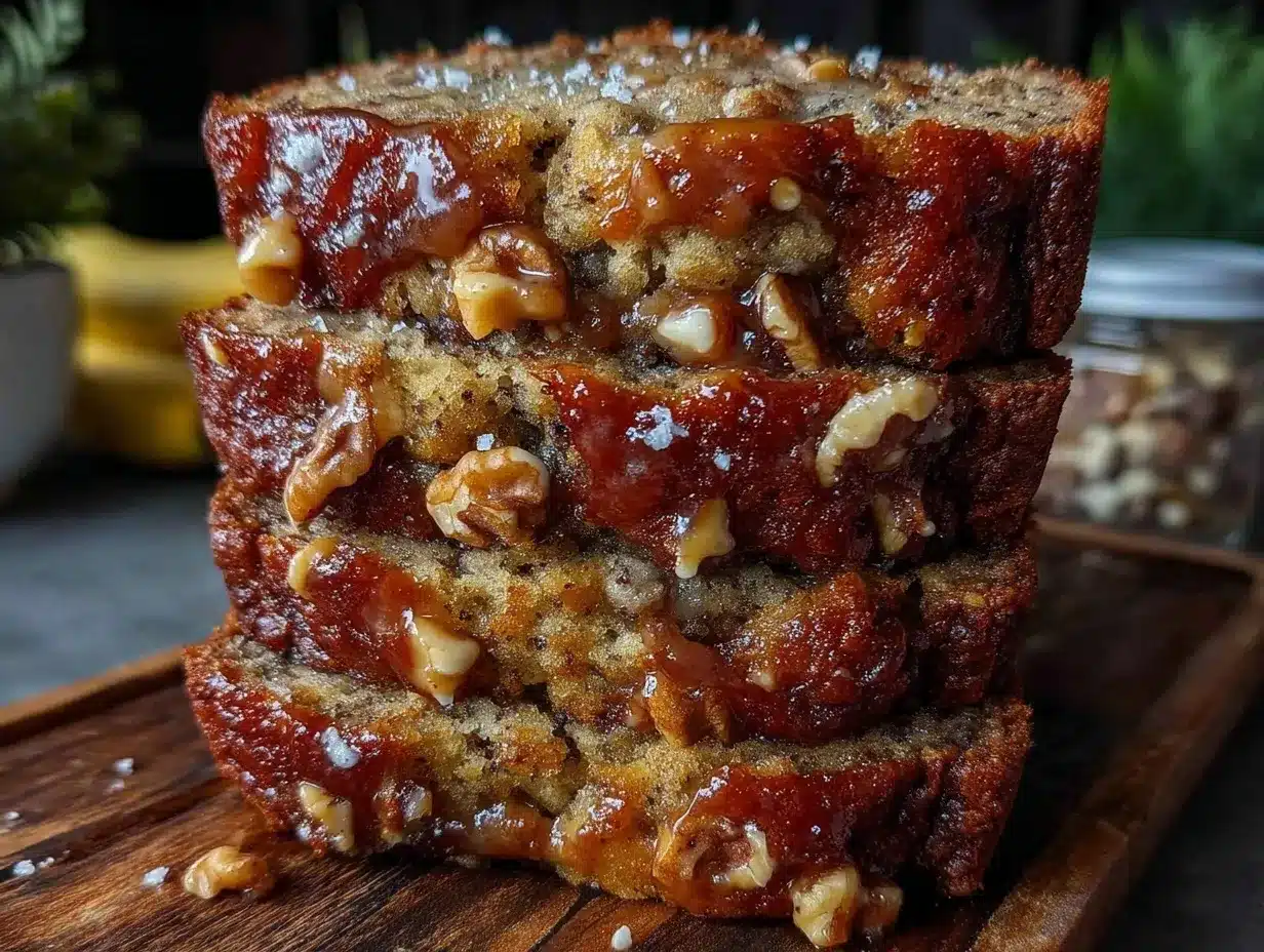 bakery-style banana bread preparation steps