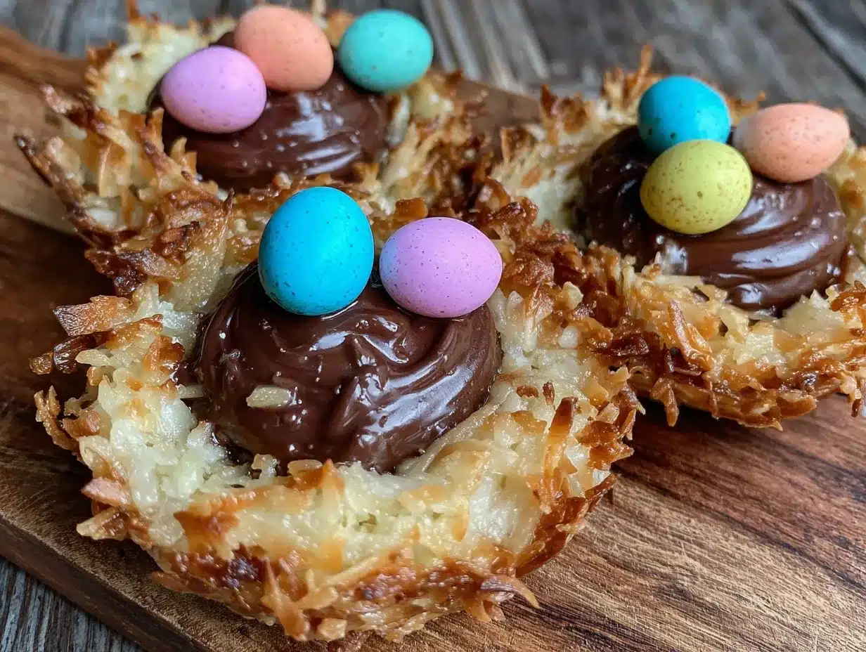 birds nest chocolate truffles preparation steps
