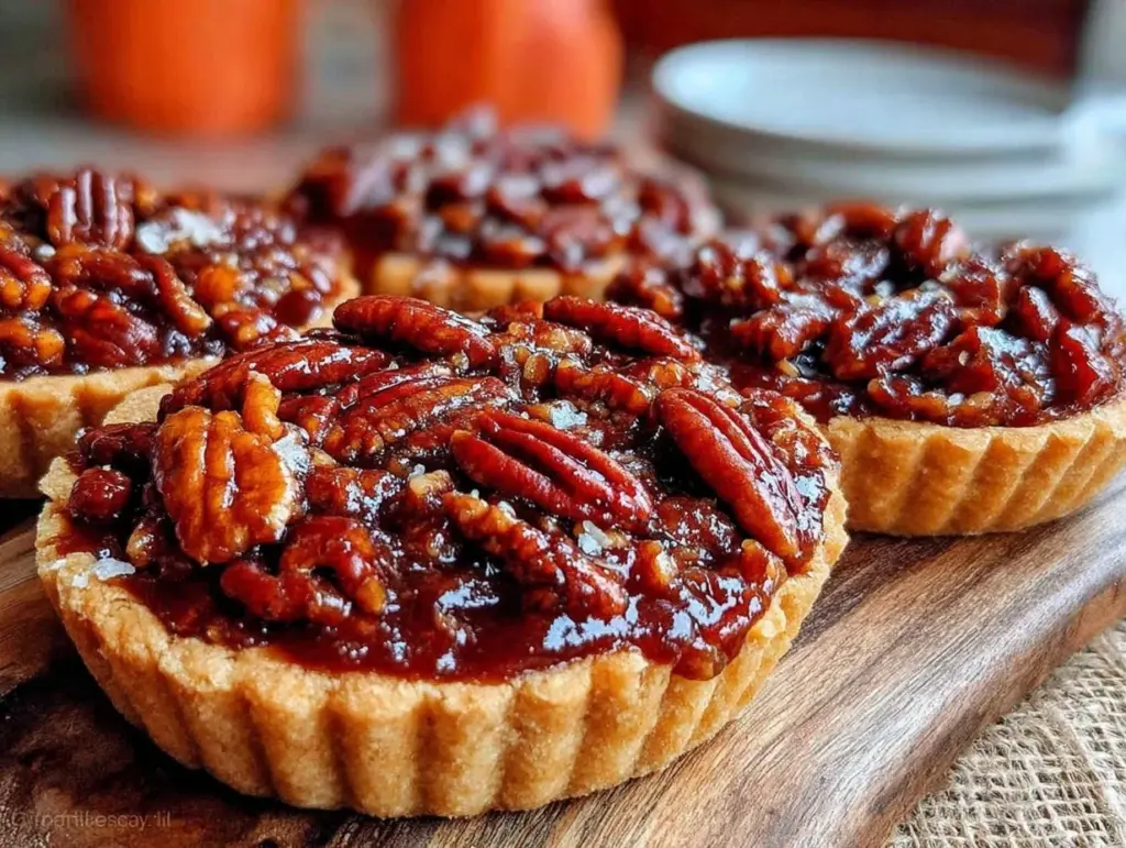 bourbon brown sugar pecan tart - featured image