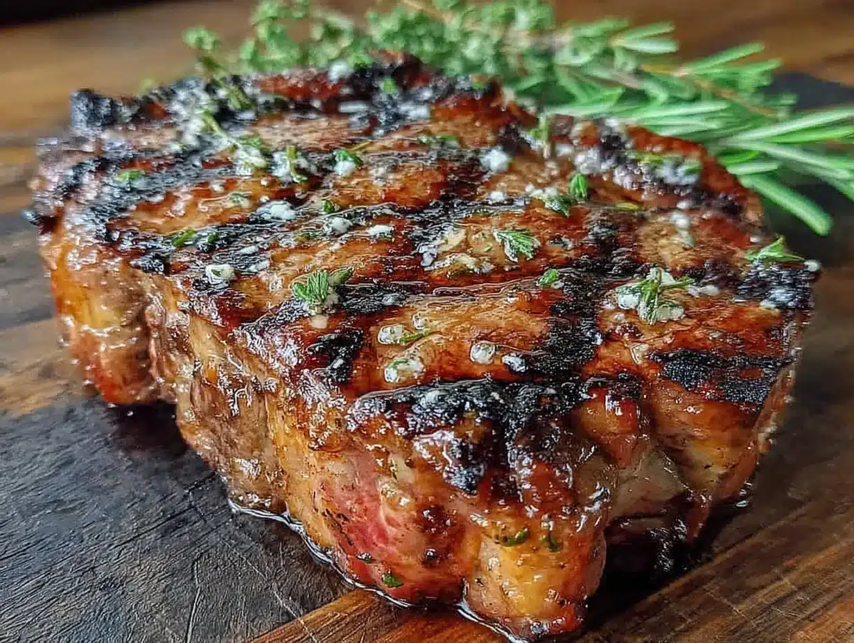 charcoal grilled ribeye steaks preparation steps