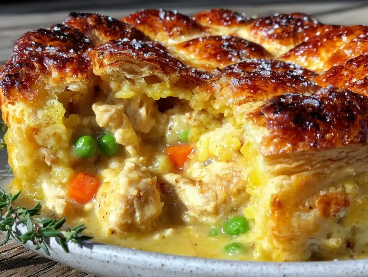 chicken pot pie recipe preparation steps