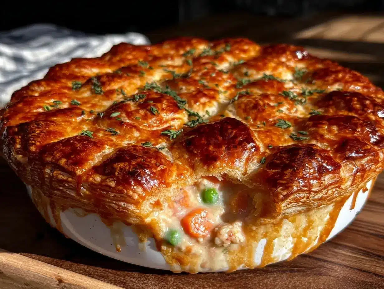 cozy chicken pot pie preparation steps