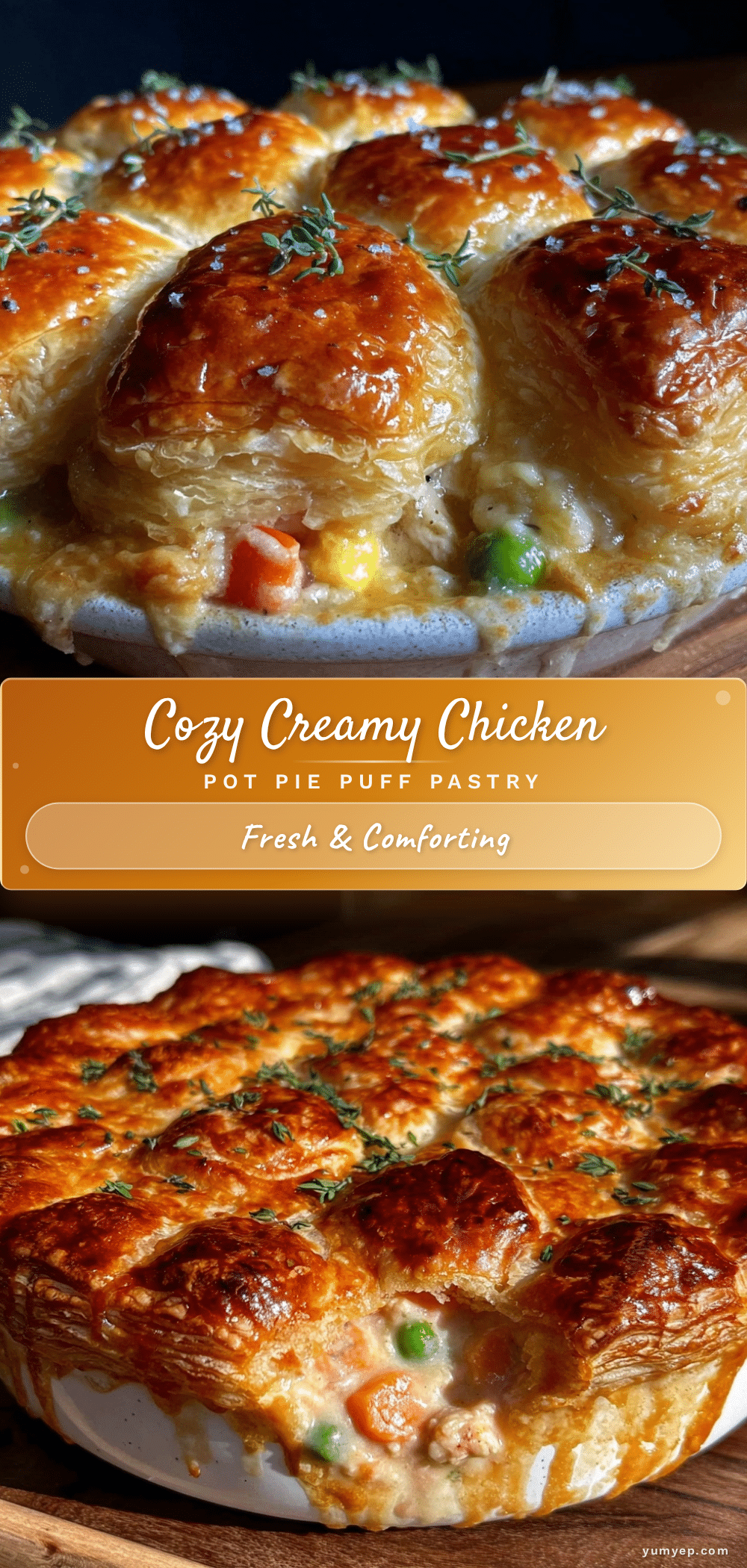 cozy chicken pot pie recipe
