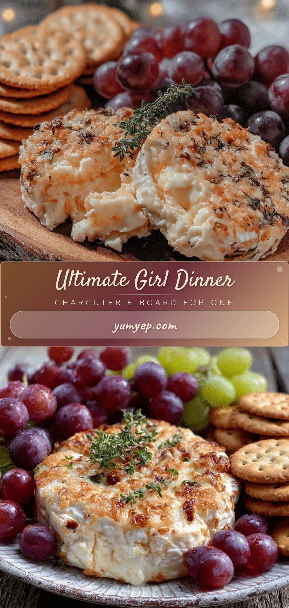 cozy girl dinner charcuterie board for one recipe