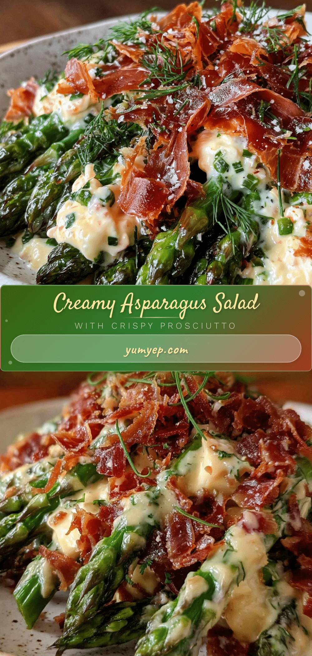 creamy asparagus salad recipe
