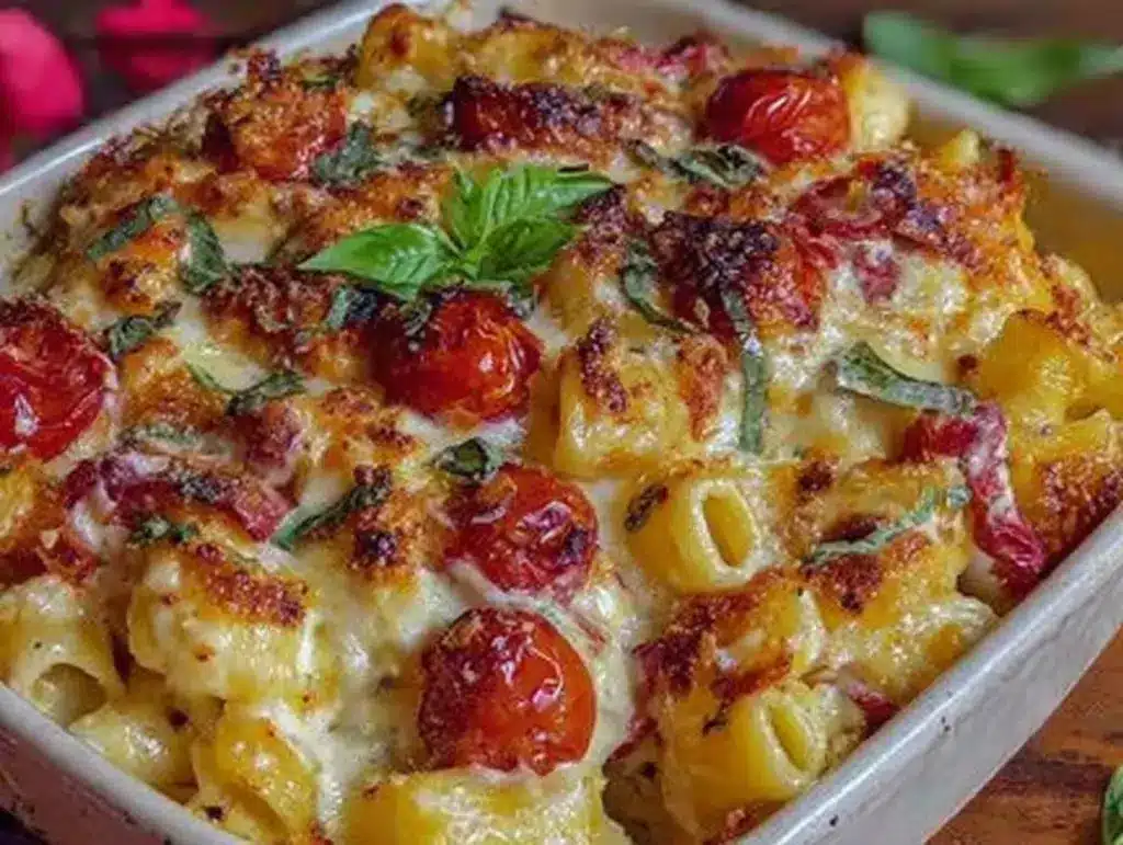 creamy baked feta pasta - featured image