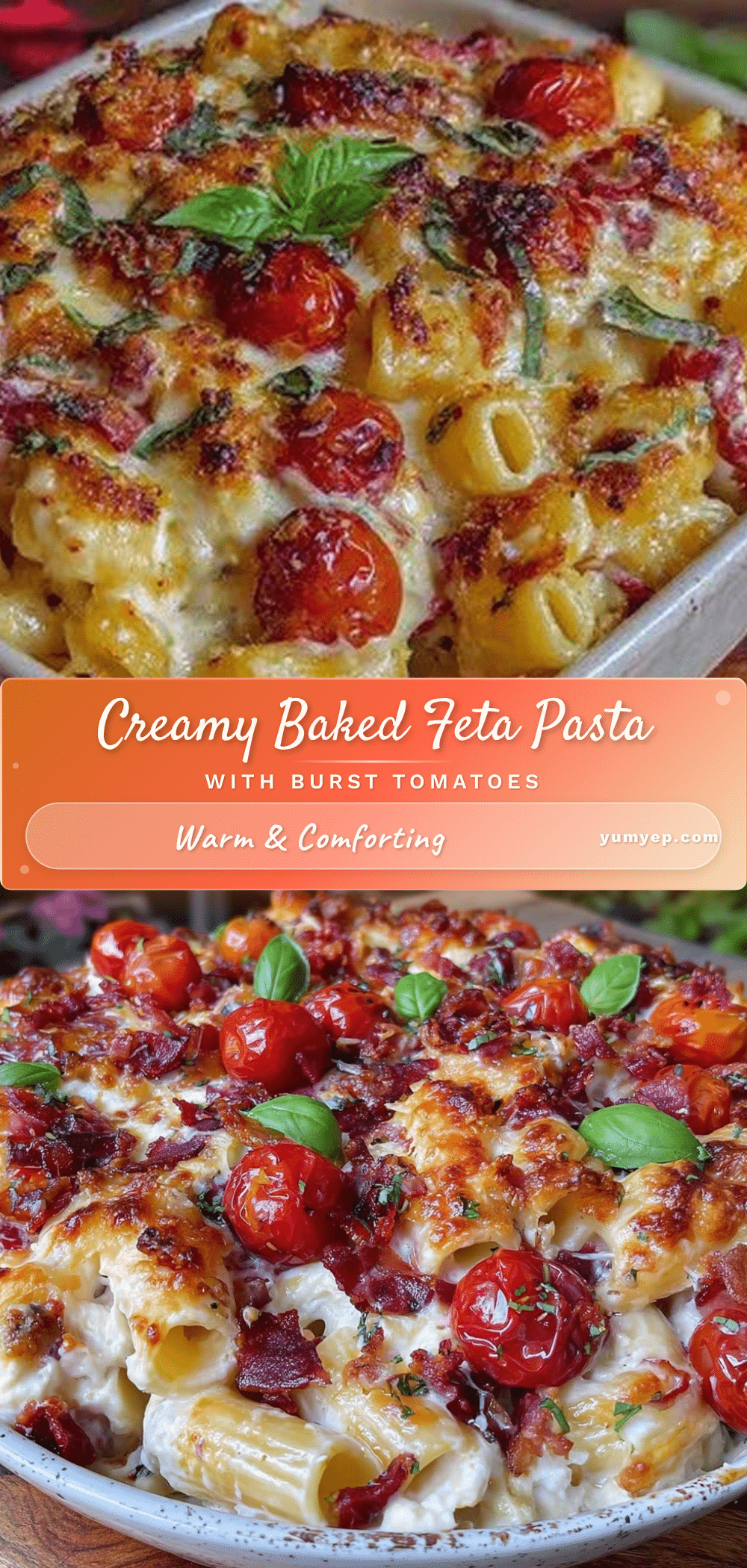 creamy baked feta pasta recipe
